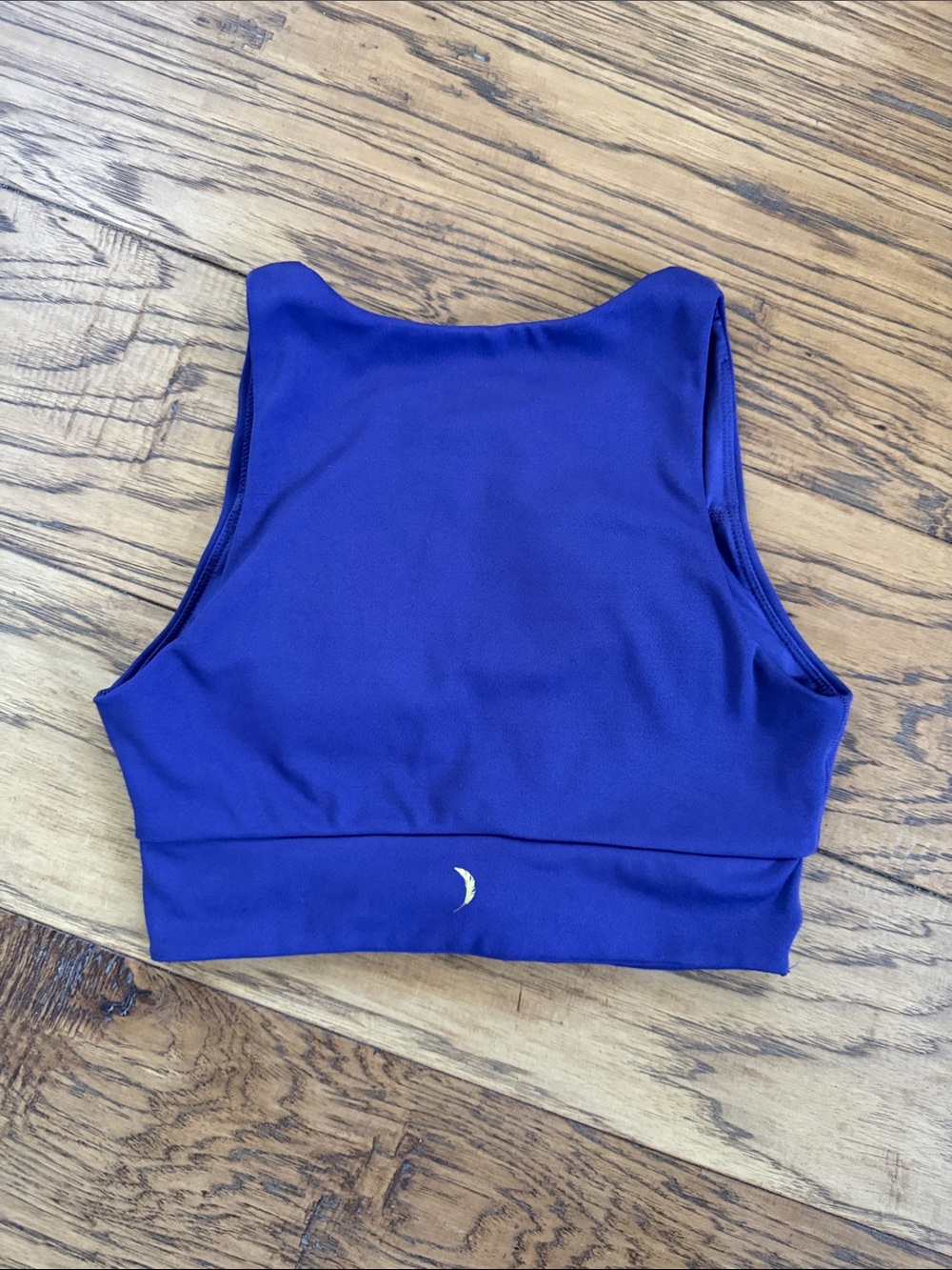 Jessica Simpson Purple Cropped Knot-Front Tank